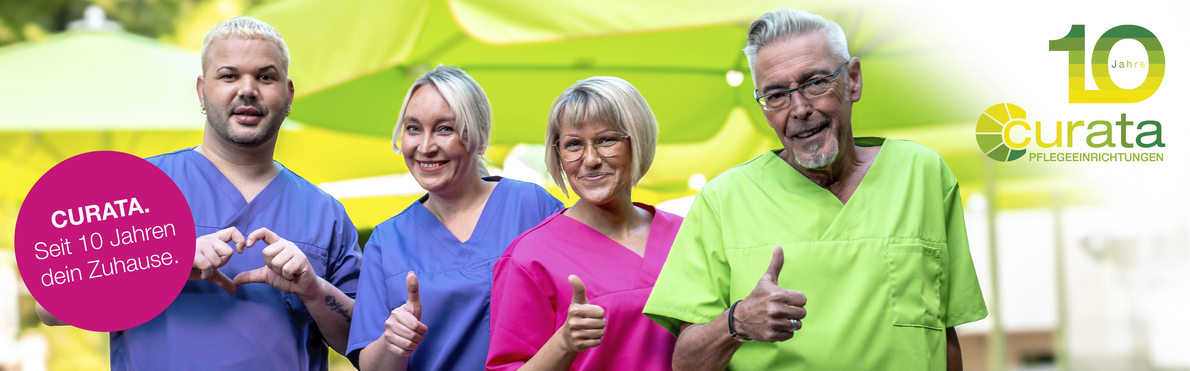 JOBS BEI CURATA.  DU + WIR. EIN SUPER TEAM.